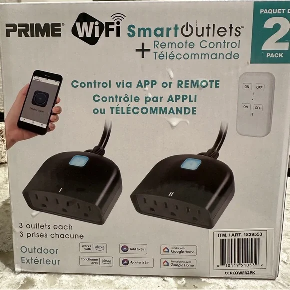 WiFi Smart outlets+ Remote Control - Picture 2 of 8